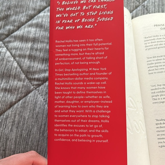 Girl, Stop Apologizing by Rachel Hollis Softcover - Picture 4 of 7